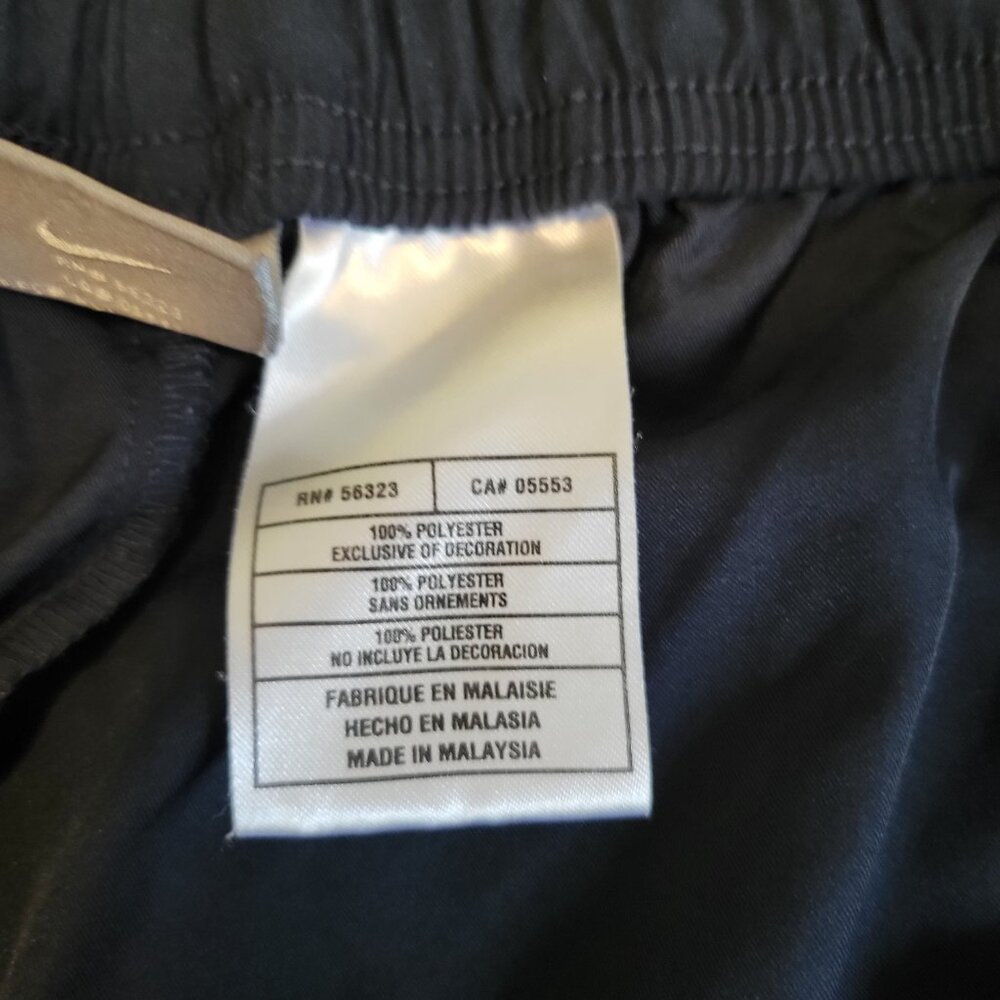 Vintage Nike Silver Tag Track Capri Pants - Womens Size XL- Navy/White - Picture 10 of 12